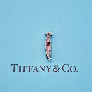 RARE Tiffany & Co. Paloma Picasso Enamel Silver Gondola Boat Charm Pendant